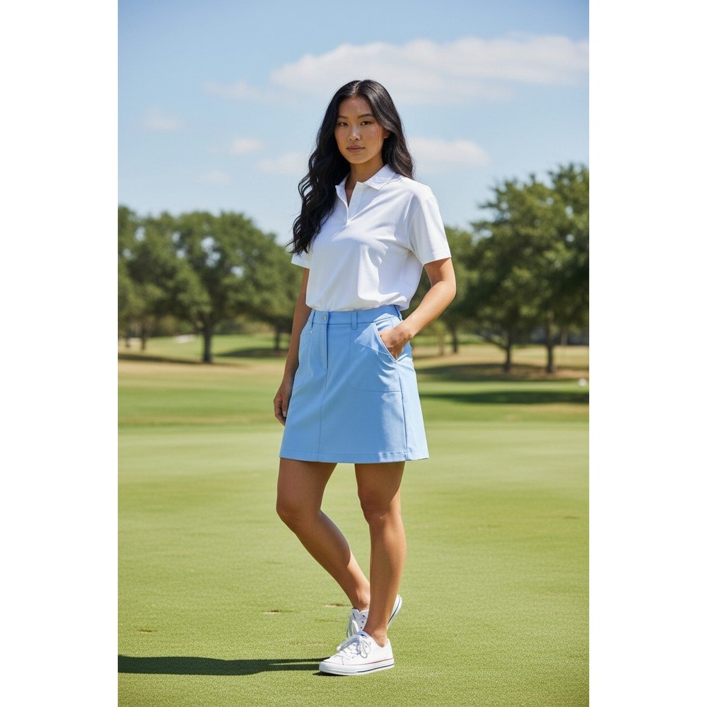 Daily Sports Sweden Womens Light Blue Golf Skort Size 6
